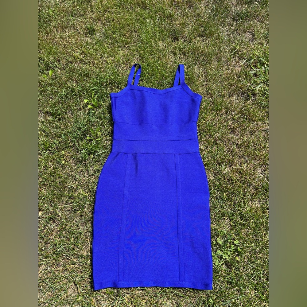 BOLD elements Royal Blue Midi Dress